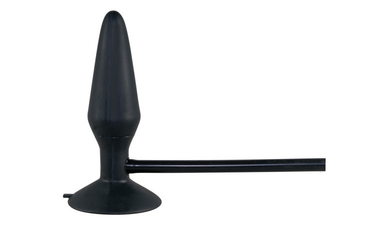 True Black inflatable Analplug - Image 2