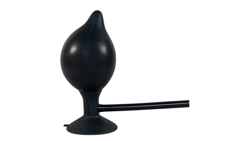 True Black inflatable Analplug - Image 3