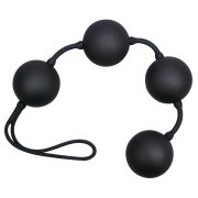 Black love string with 4 balls - Image 1