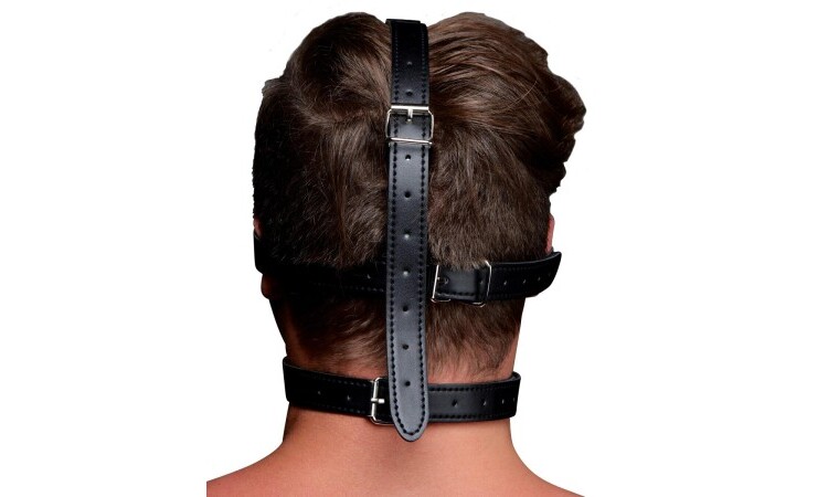 Kinky Adjustable Harness With Blindfold And Ball Gag - Image 3