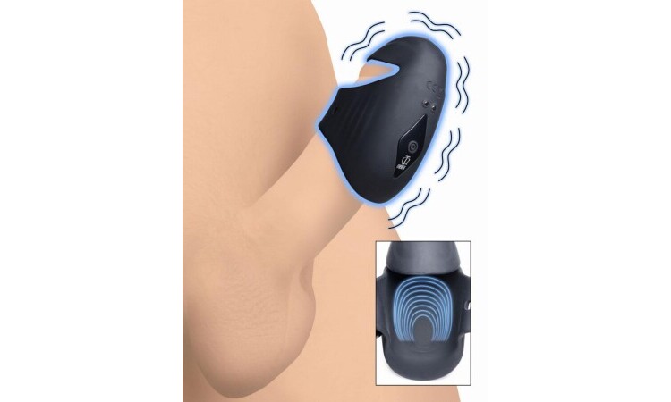 Vibrating Silicone Penis Sleeve - Image 6