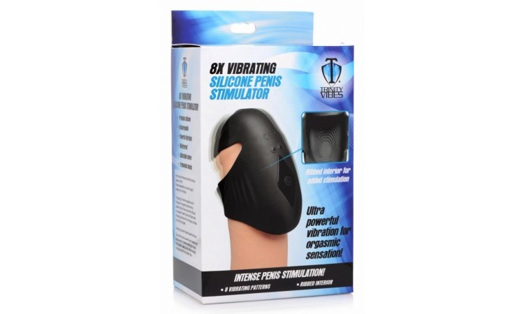 Vibrating Silicone Penis Sleeve - Image 7