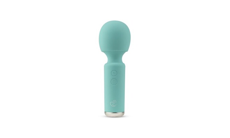 Mini Vibe Wand Vibrator - Aqua - Image 2