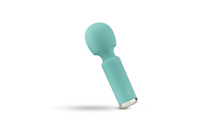Mini Vibe Wand Vibrator - Aqua - Image 1