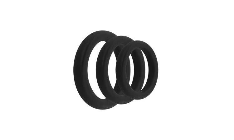 Silicone Cock Ring 3- piece set - Image 3