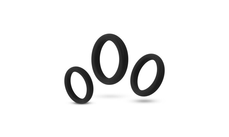 Silicone Cock Ring 3- piece set - Image 5