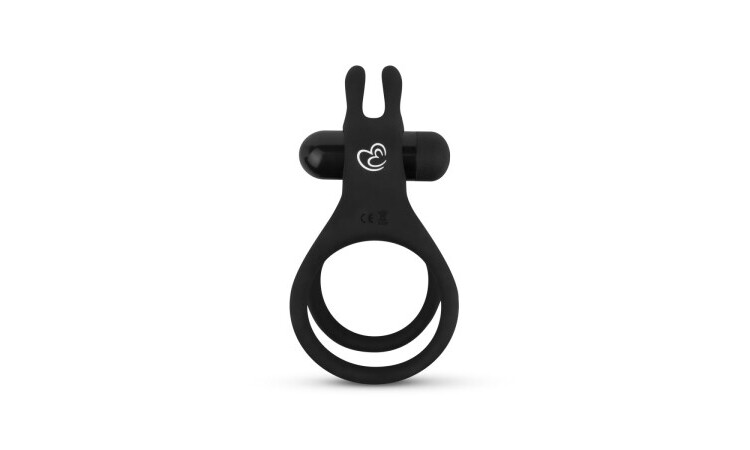 Share Ring - Double Vibrating Cock Ring with Rabbit Ears - Image 4