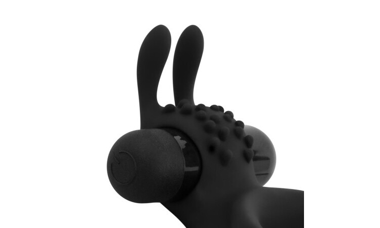 Share Ring - Double Vibrating Cock Ring with Rabbit Ears - Image 6