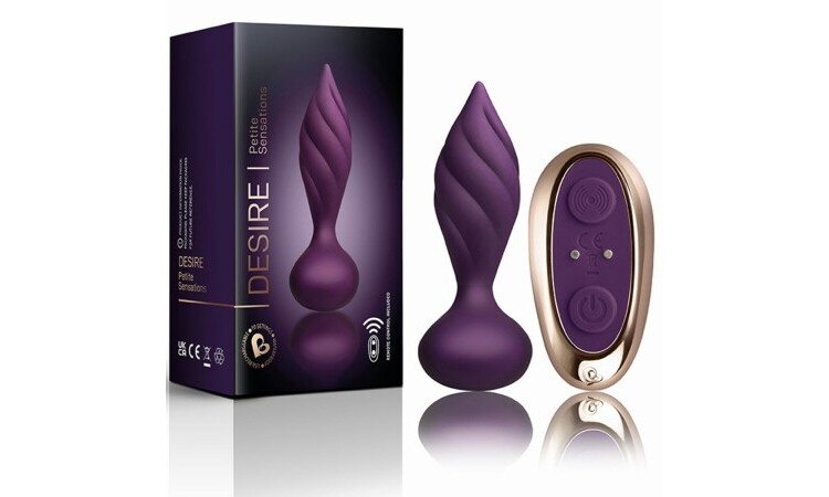 Rocks-Off - Petite Sensations Desire Vibrating Anal Plug - Purple - Image 4