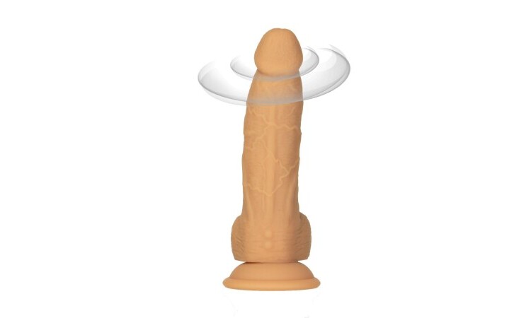 Naked Addiction Rotating And Vibrating Dildo - 20 cm - Image 1