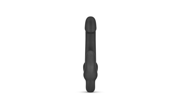 No-Parts - Morgan Strapless Strap-On Dildo - 22 cm - Black - Image 4