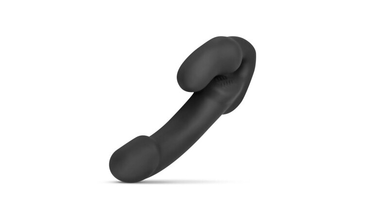 No-Parts - Morgan Strapless Strap-On Dildo - 22 cm - Black - Image 9