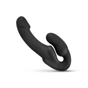 No-Parts - Morgan Strapless Strap-On Dildo - 22 cm - Black - Image 1