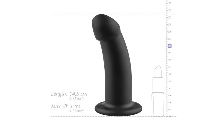 No-Parts - Charlie Dildo 14.5 cm - Black - Image 10