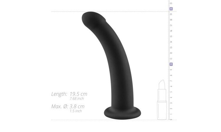 No-Parts - Parker Dildo 19.5 cm - Black - Image 10