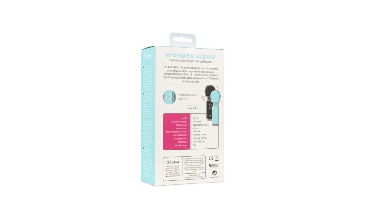 Mini Vibe Wand Vibrator - Black - Image 8