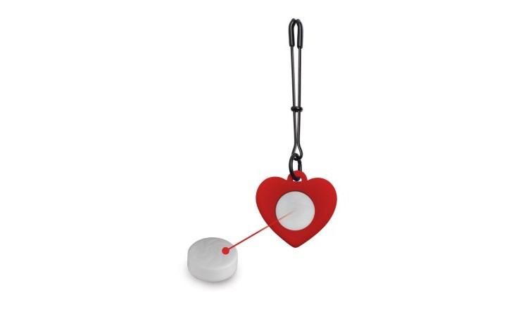 Charmed - Heart Tweezer Nipple Clamps with LED Lights - Image 3