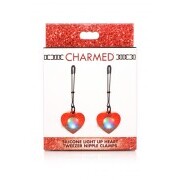 Charmed - Heart Tweezer Nipple Clamps with LED Lights - Image 4