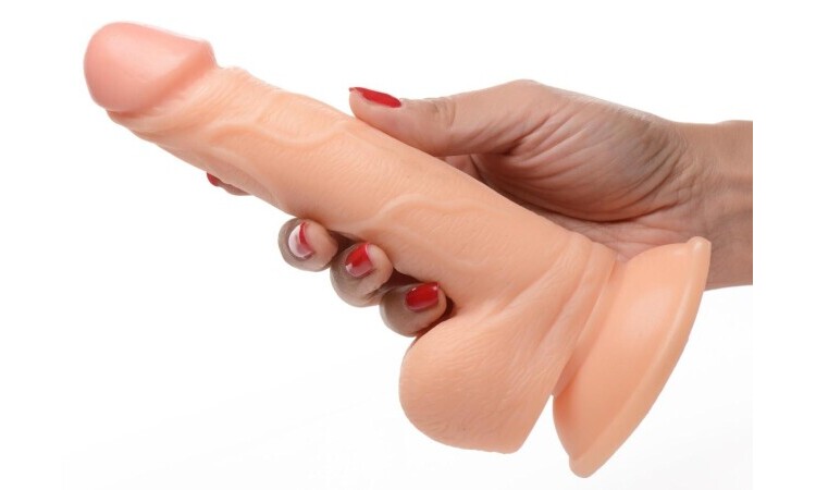 Poppin Dildo 16.5 cm - Beige - Image 4