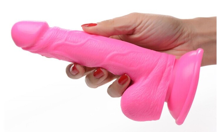 Poppin Dildo 16.5 cm - Pink - Image 4