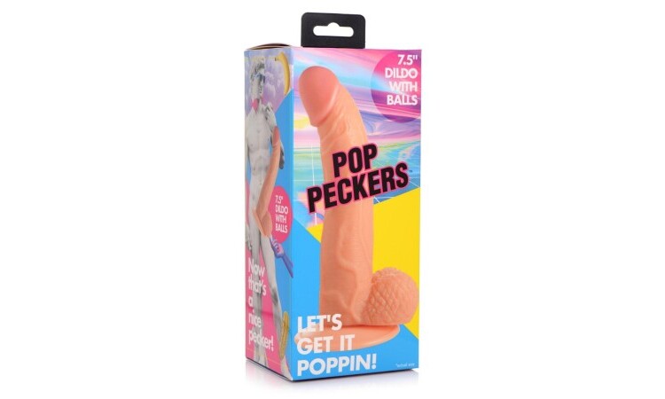 Poppin Dildo 19 cm - Beige - Image 6