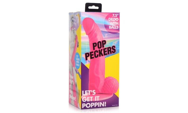 Poppin Dildo 19 cm - Pink - Image 6