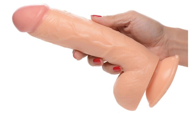 Poppin Dildo 20 cm - Beige - Image 5