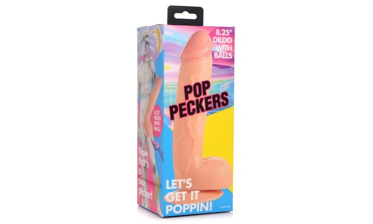 Poppin Dildo 20 cm - Beige - Image 6