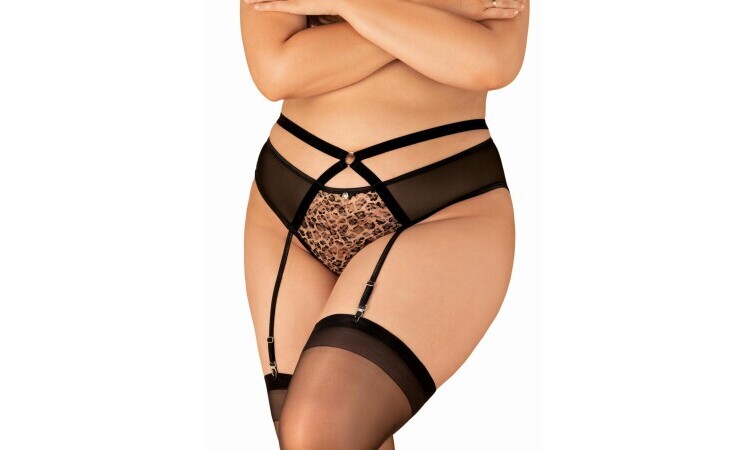 Allunes Sexy Suspender Belt - Curvy - Image 3