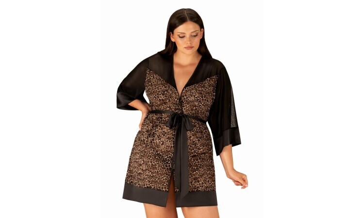 Allunes Kimono - Leopard Print - Image 3
