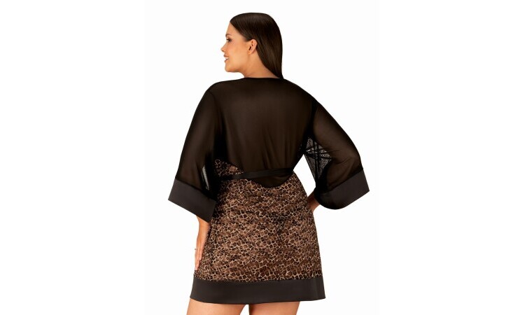 Allunes Kimono - Leopard Print - Image 4