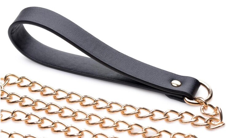 Luxury Leash - Black/Gold - Image 2