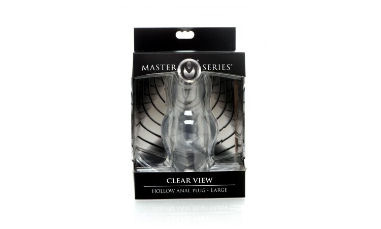 Clear View Hollow Anal Plug - Large - Image 4