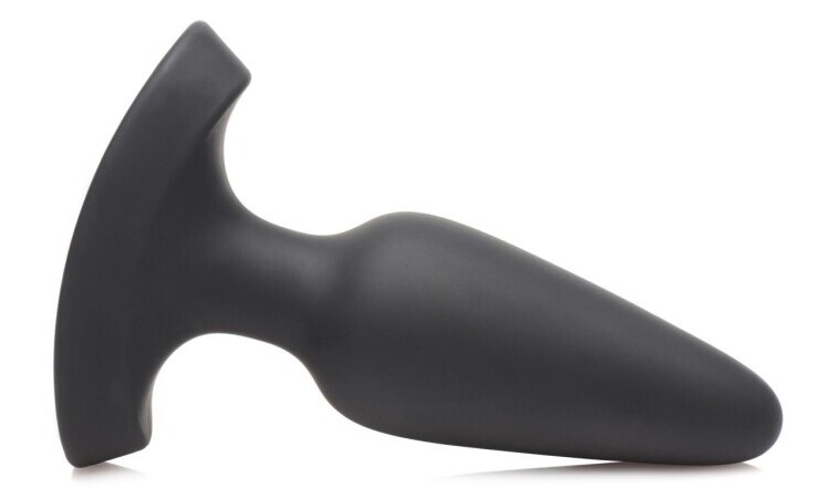 Laser Heart Silicone Anal Plug - Medium - Image 2