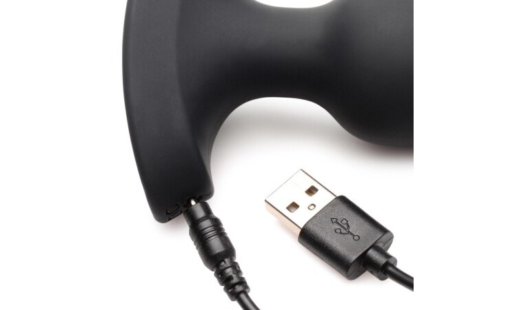 Laser Heart Silicone Anal Plug - Medium - Image 4