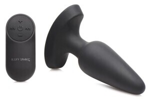 Laser Heart Silicone Anal Plug - Medium
