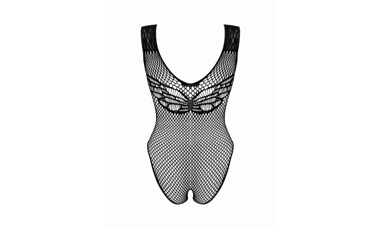 Sexy Crotchless Bodysuit - Black - Image 4