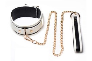 Kink in the Dark - Glow-In-The-Dark Collar With Belt