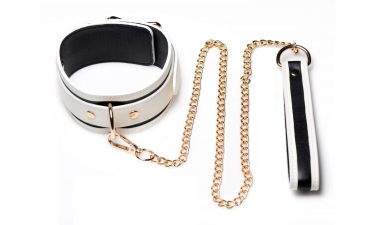 Kink in the Dark - Glow-In-The-Dark Collar With Belt - Image 1