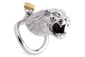 Tiger King Cock Cage With Lock
