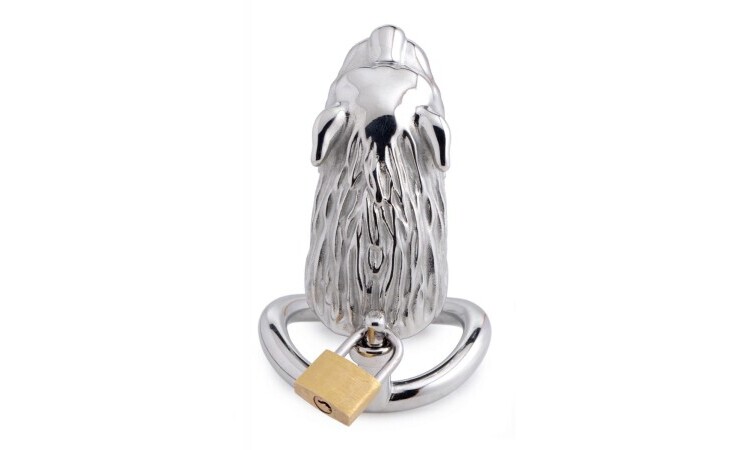 Tiger King Cock Cage With Lock - Image 3