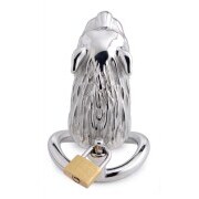 Tiger King Cock Cage With Lock - Image 3