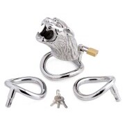 Tiger King Cock Cage With Lock - Image 5