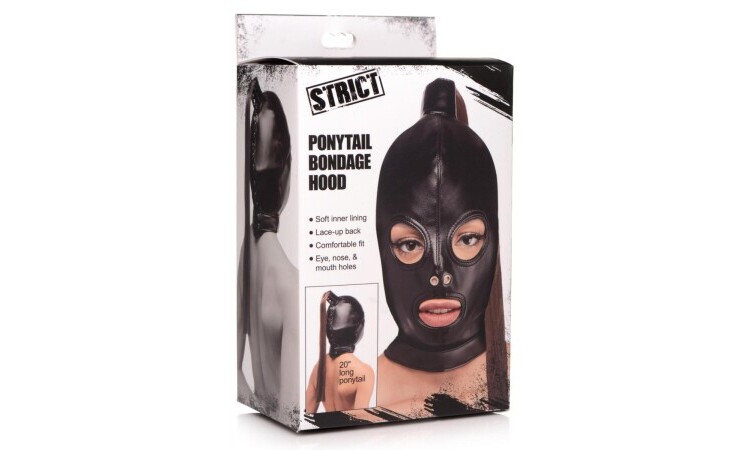 Bondage Hood With Ponytail - Image 4