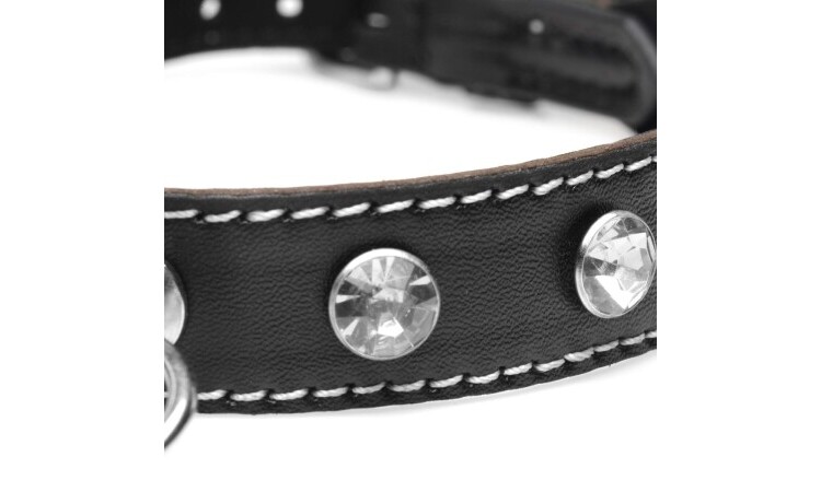 Diamond Choker with O-Ring - Black - Image 2