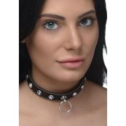 Diamond Choker with O-Ring - Black - Image 5