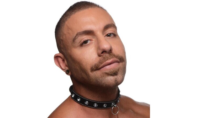 Diamond Choker with O-Ring - Black - Image 6