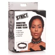 Diamond Choker with O-Ring - Black - Image 7