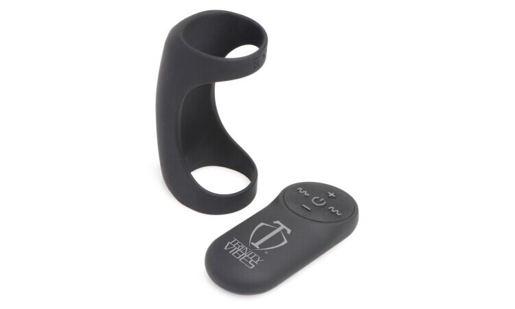 G-Shaft Vibrating Cock Ring with Remote Control - Image 1