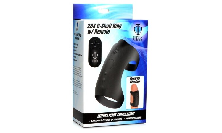 G-Shaft Vibrating Cock Ring with Remote Control - Image 4